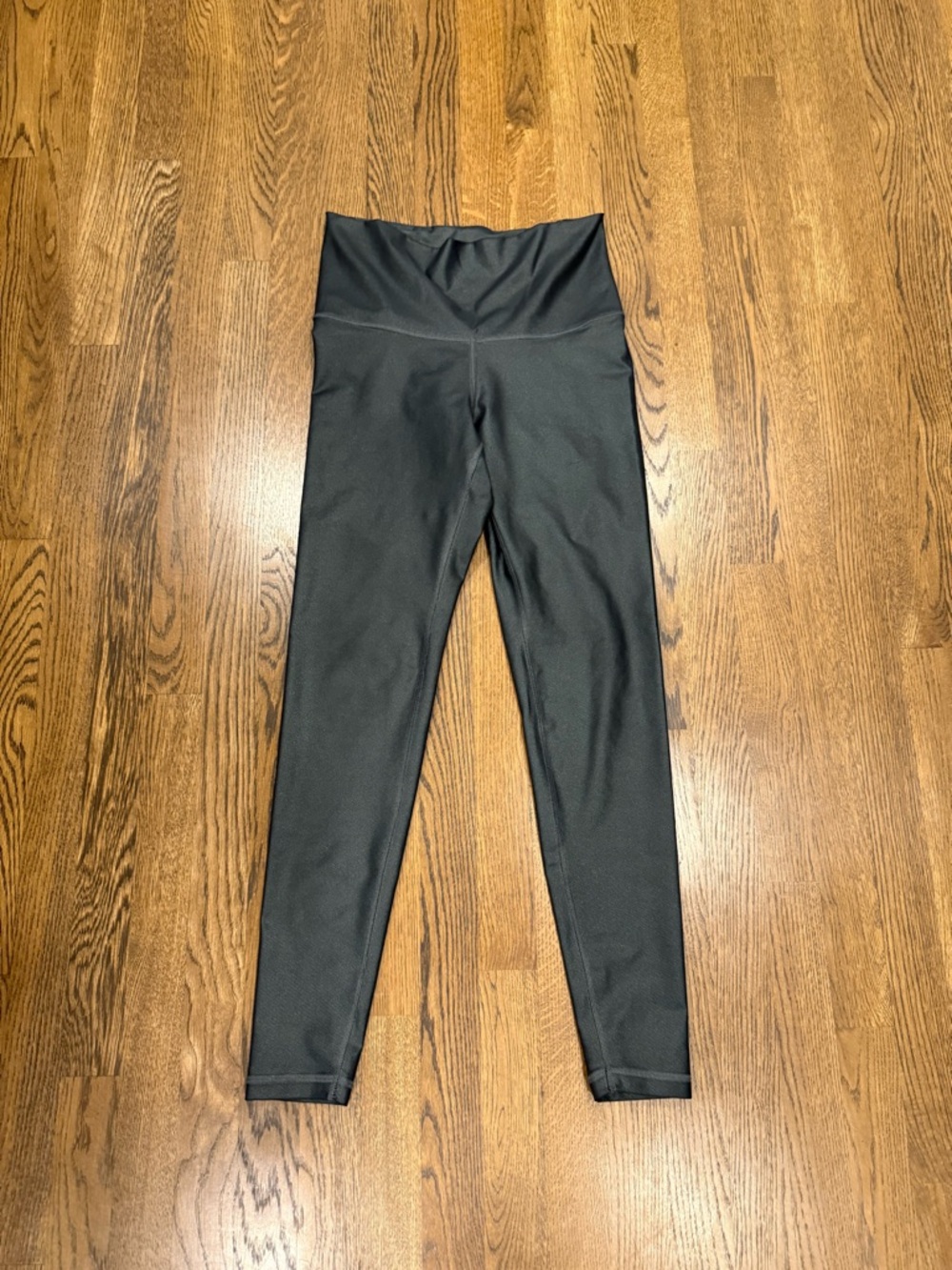 Old Navy Forest Green Sparkly Go Dry High-Waist Leggings